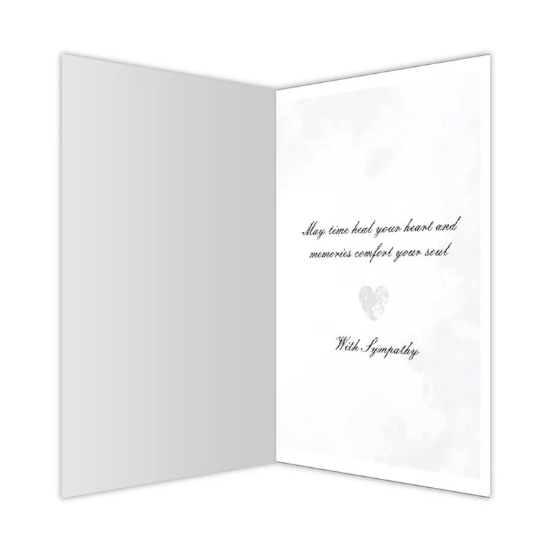 Dog Speak Pet Sympathy Card - Pawprints in Heaven, Pawprints on my Heart - Pet Memorial & Remembrance Card - Image 4